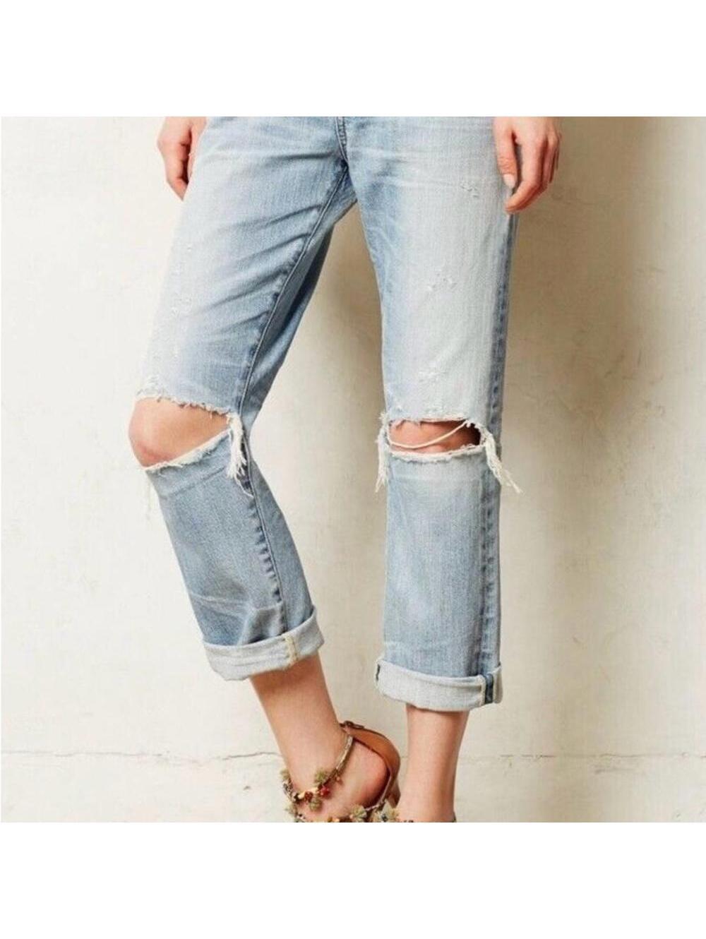 Citizens of Humanity Emerson slim boyfriend destructed jeans